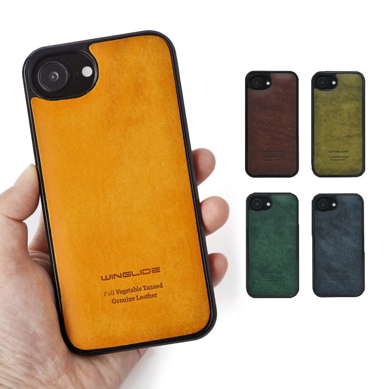 iPhone16e ケース ブランド 本革 スマホケース レザー 革 背面 イタリアンレザー スマホケース