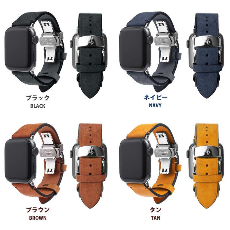 apple watch ベルト 本革 レザー おしゃれ 49mm 46mm 45mm 44mm 42mm 41mm 40mm 38mm イタリアンレザー MARGOT 革 アップルウォッチ