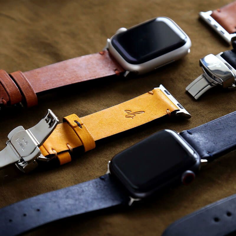 apple watch ベルト 本革 レザー おしゃれ 49mm 46mm 45mm 44mm 42mm 41mm 40mm 38mm イタリアンレザー MARGOT 革 アップルウォッチ