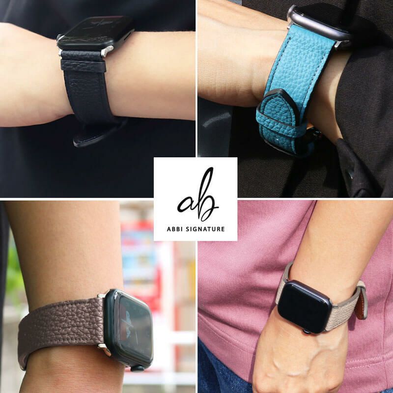 apple watch ベルト 本革 レザー おしゃれ 49mm 46mm 45mm 44mm 42mm 41mm 40mm 38mm シュランケンカーフ 革 シュリンクレザー アップルウォッチ