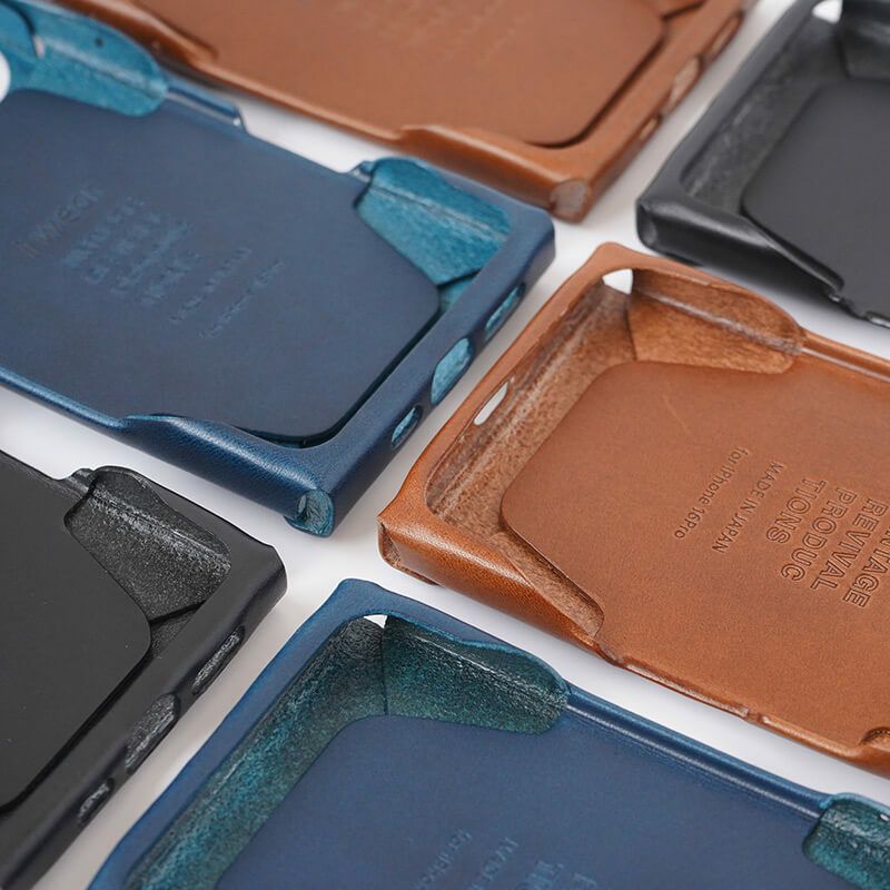 iPhone16 Pro / iPhone 16 ケース ブランド 本革 スマホケース レザー 革 背面 ビンテージリバイバルプロダクション