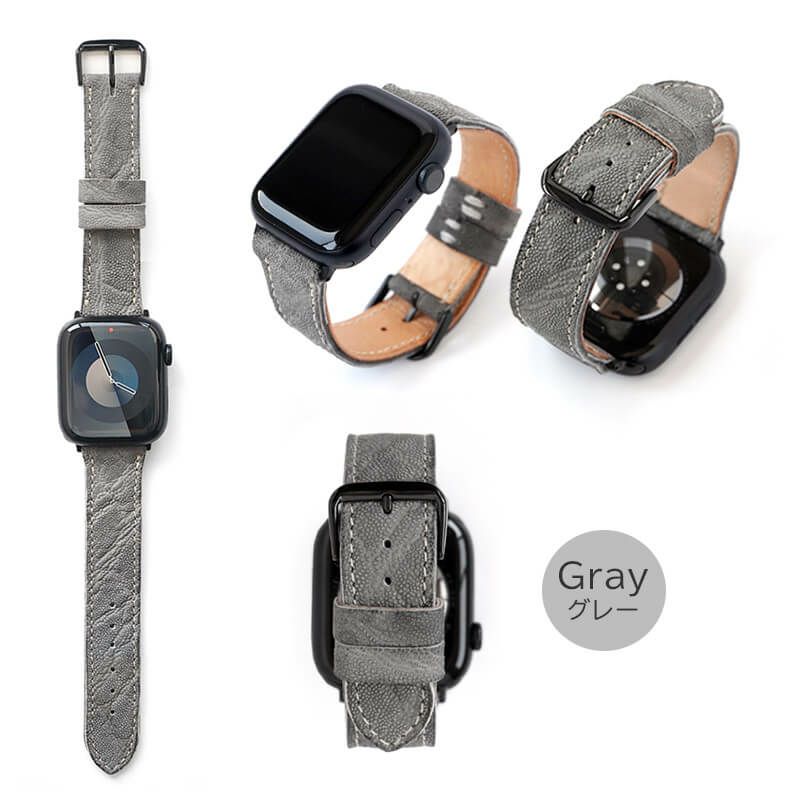 apple watch バンド 本革 レザー おしゃれ 49mm 46mm 45mm 44mm 42mm