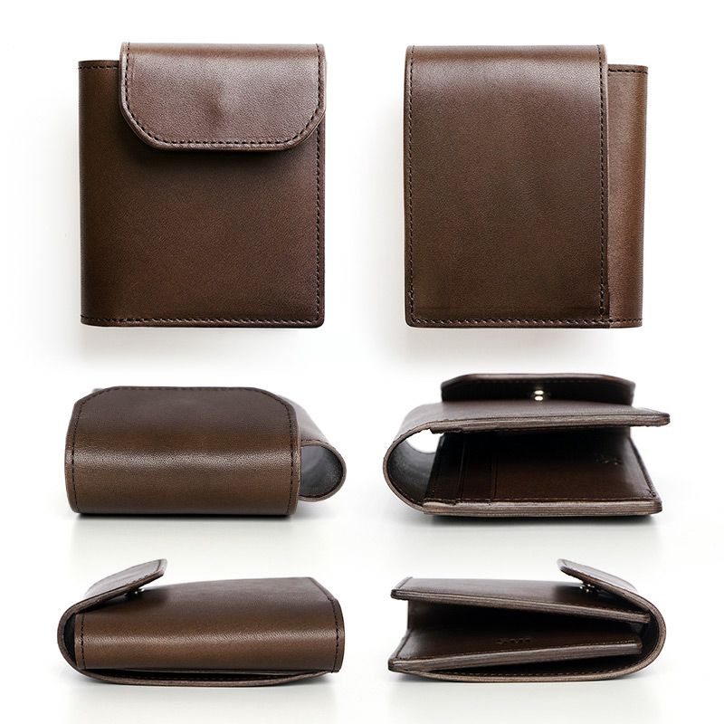 【 二つ折り財布 メンズ 小銭入れあり 財布 メンズ 二つ折り日本製 】 導【SHIRUBE】