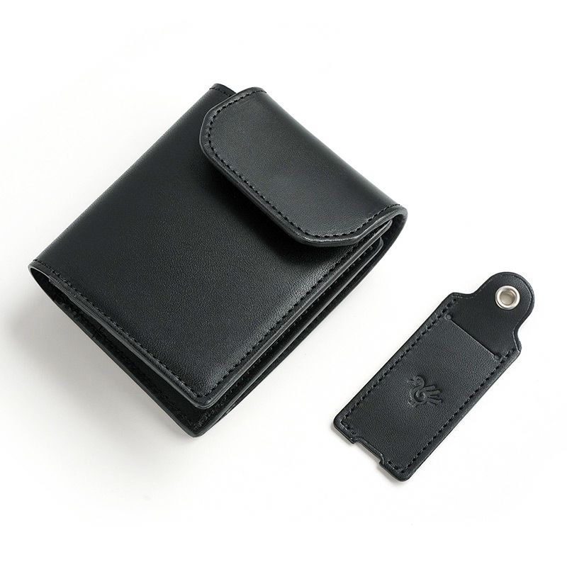 【 二つ折り財布 メンズ 小銭入れあり 財布 メンズ 二つ折り日本製 】 導【SHIRUBE】