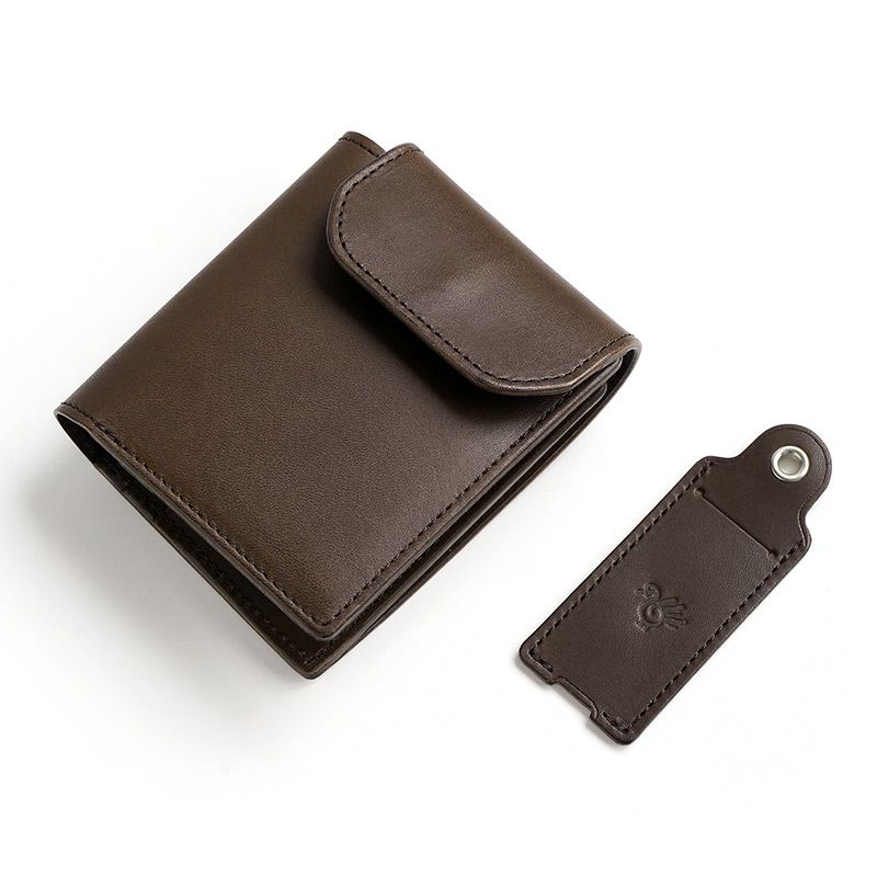 【 二つ折り財布 メンズ 小銭入れあり 財布 メンズ 二つ折り日本製 】 導【SHIRUBE】