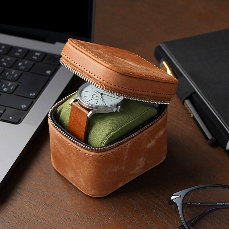 本革レザー 時計ケース 腕時計 収納 時計ボックス おしゃれ 革 ウオッチケース AppleWatch 収納 ケース 