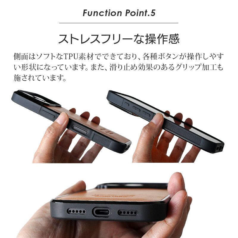 iPhone17 Pro / iPhone17 ProMax / iPhone 17 / iPhone Air ケース ブランド 本革 スマホケース レザー 革 背面 カバー 栃木レザー