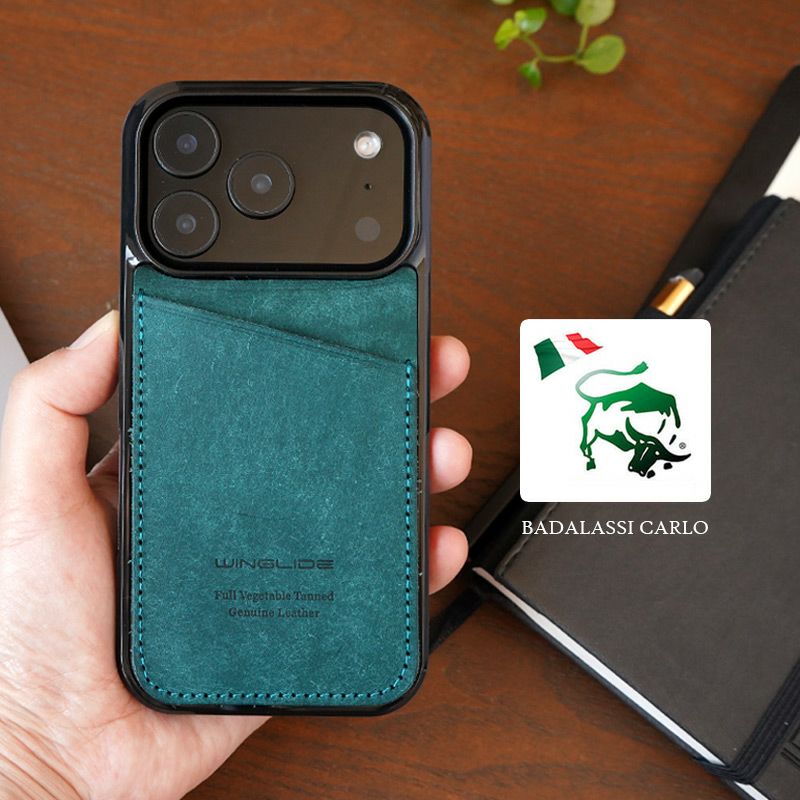 iPhone17 Pro iPhone 17 ケース 背面 カード収納 ブランド 本革 スマホケース カード入れ レザー カバー プエブロレザー カードポケット