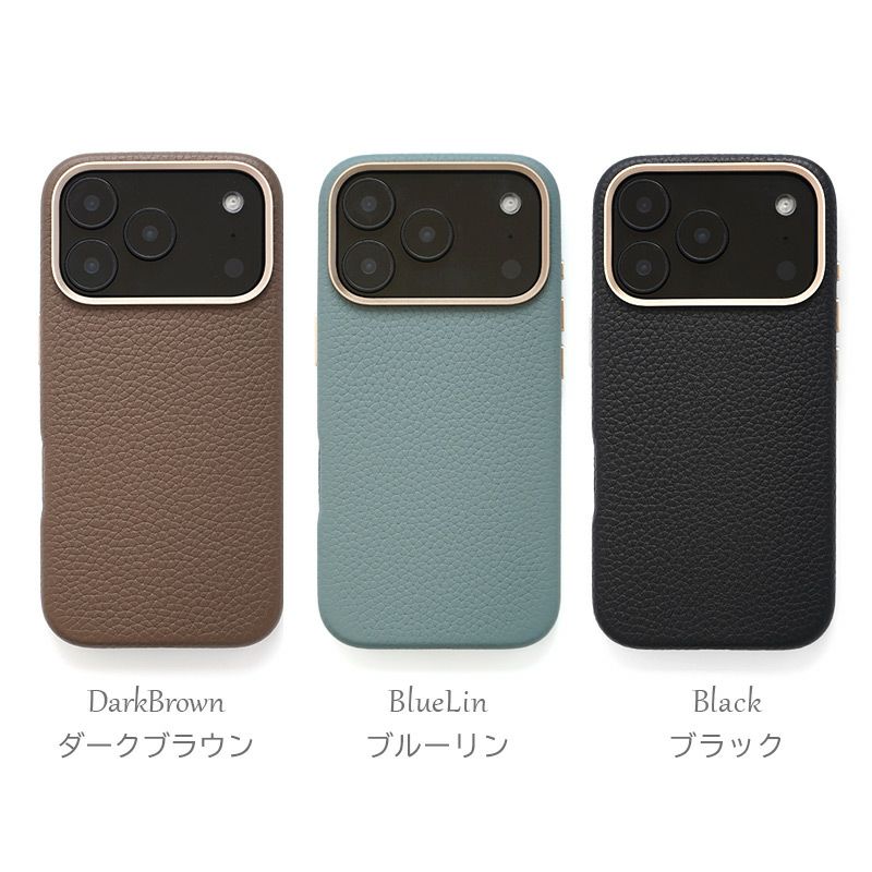 MagSafe対応 シュリンクレザー スマホケース iPhone17 Pro / iPhone17 ProMax / iPhone 17 ケース ブランド 本革 レザー 革 背面