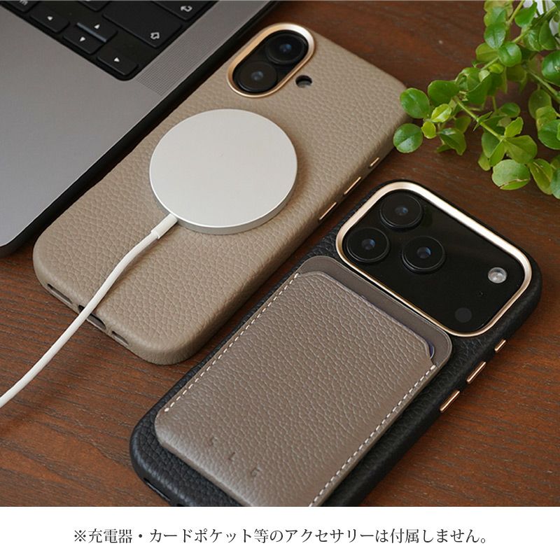 MagSafe対応 シュリンクレザー スマホケース iPhone17 Pro / iPhone17 ProMax / iPhone 17 ケース ブランド 本革 レザー 革 背面