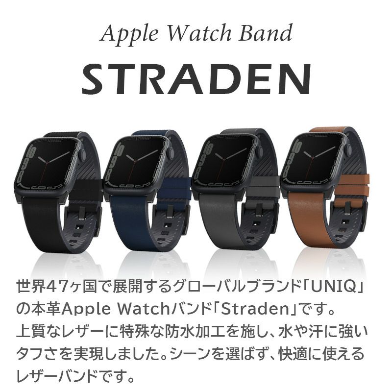 apple watch バンド 本革 レザー おしゃれ 49mm 46mm 45mm 44mm 42mm アップルウォッチ ベルト メンズ ビジネス スポーツ ブランド