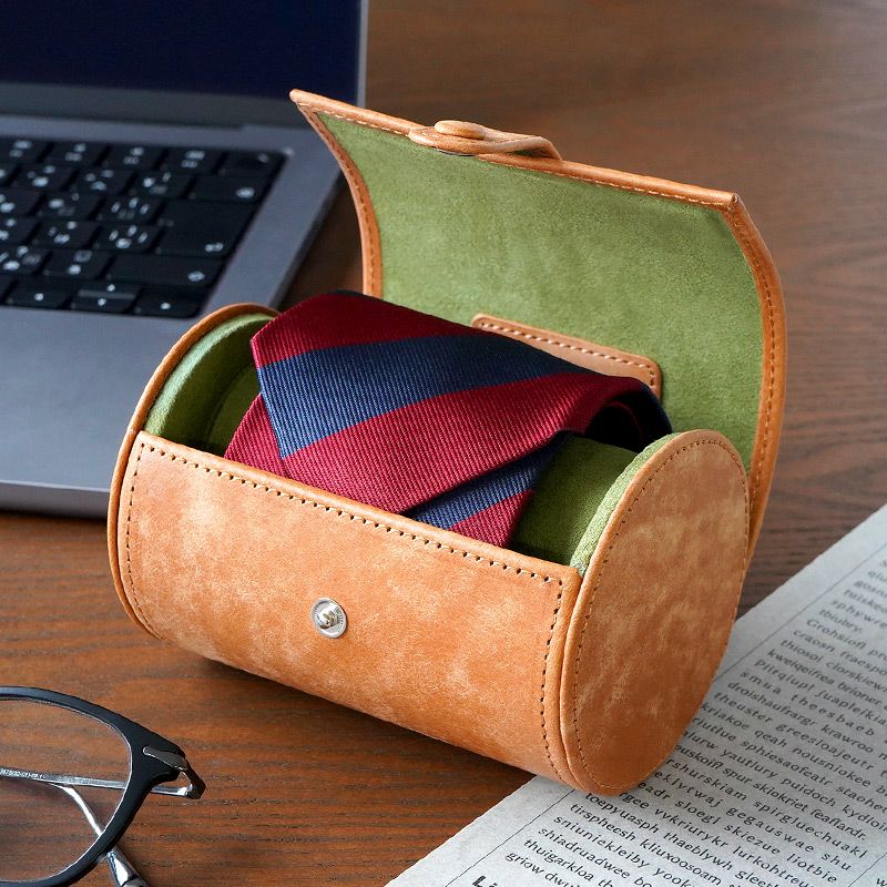 本革 レザー 牛革 革 ネクタイケース ネクタイケース皮