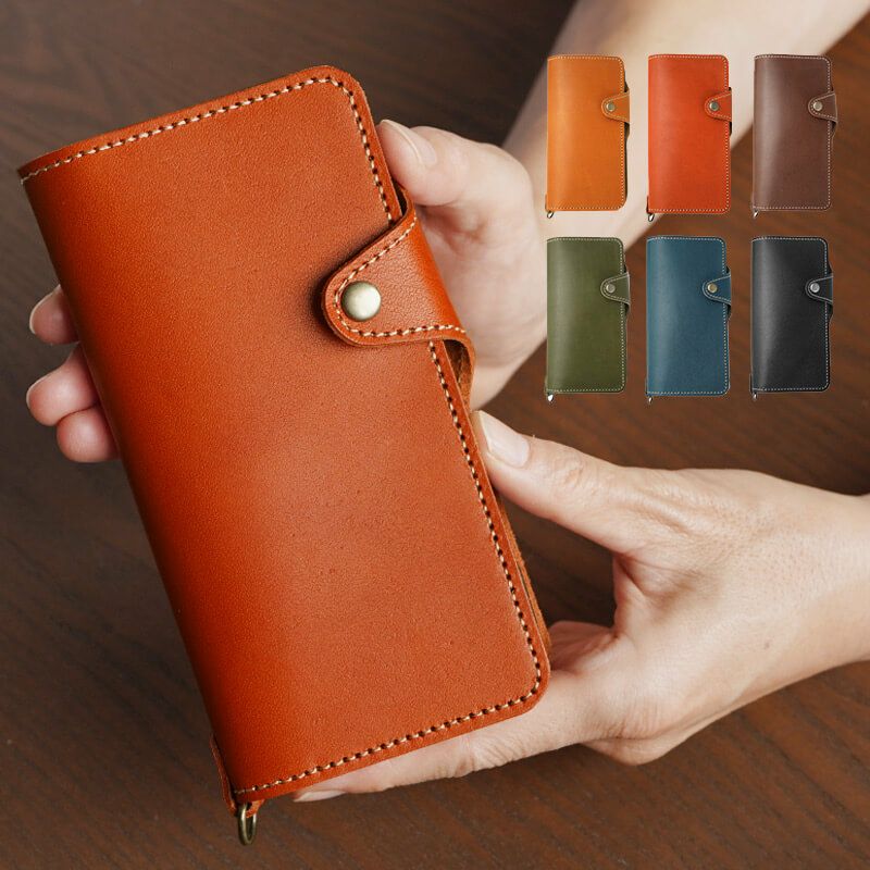 iPhone17 ケース 手帳型 ブランド 本革 スマホケース レザー 革