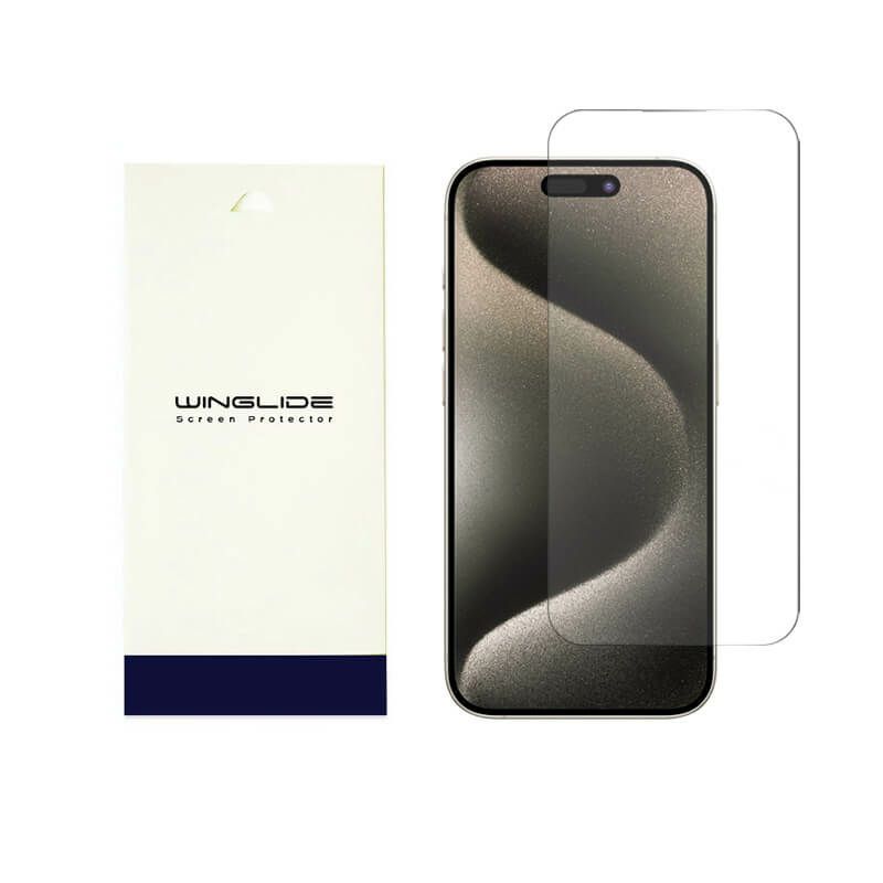 iPhone 15 15Plus 15Pro 15ProMax ブルーライトカット フィルム 光沢 強化ガラス 液晶保護 画面指紋防止 Pro